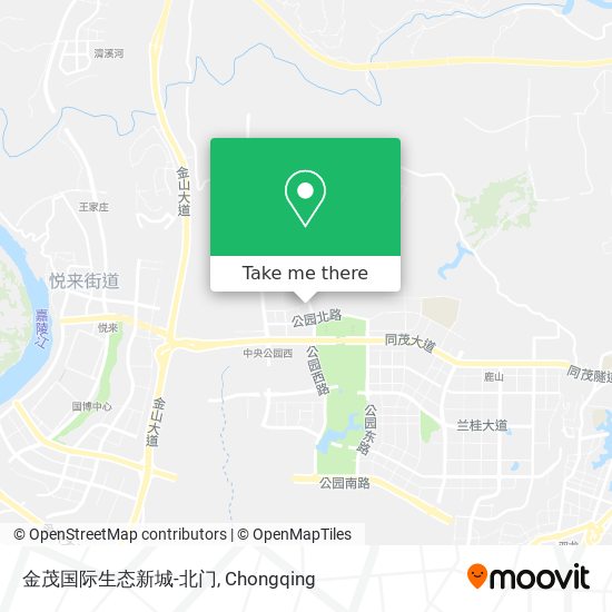 金茂国际生态新城-北门 map