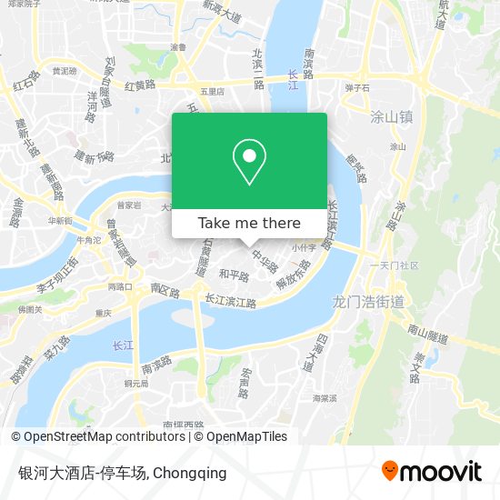 银河大酒店-停车场 map