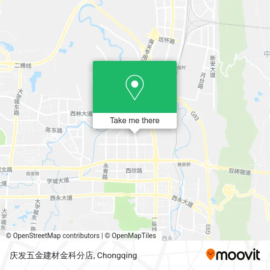 庆发五金建材金科分店 map