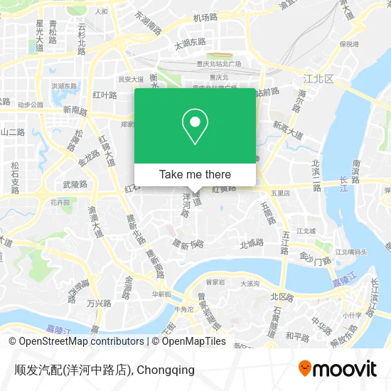 顺发汽配(洋河中路店) map