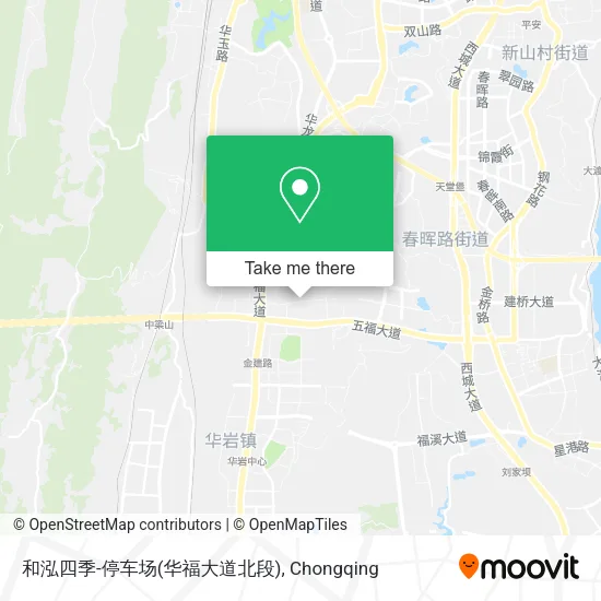 和泓四季-停车场(华福大道北段) map