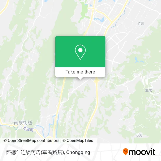 怀德仁连锁药房(军民路店) map