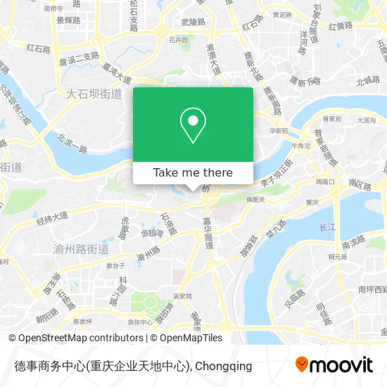 德事商务中心(重庆企业天地中心) map