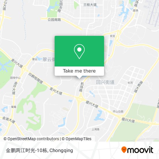金鹏两江时光-10栋 map