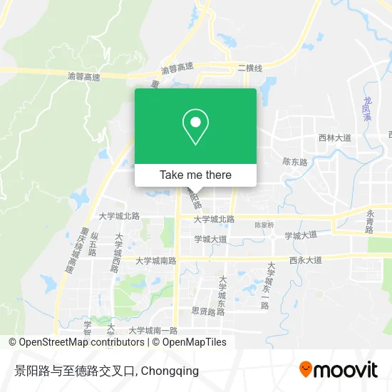 景阳路与至德路交叉口 map