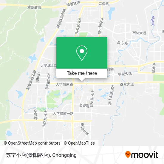 苏宁小店(景阳路店) map