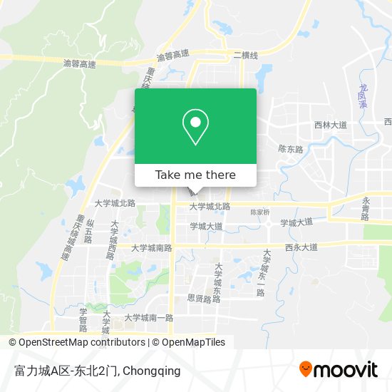 富力城A区-东北2门 map