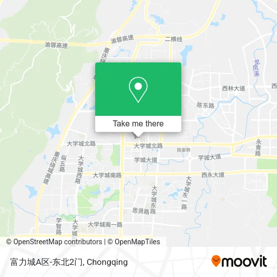 富力城A区-东北2门 map