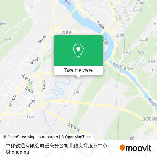 中移铁通有限公司重庆分公司北碚支撑服务中心 map