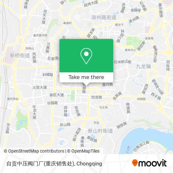 自贡中压阀门厂(重庆销售处) map