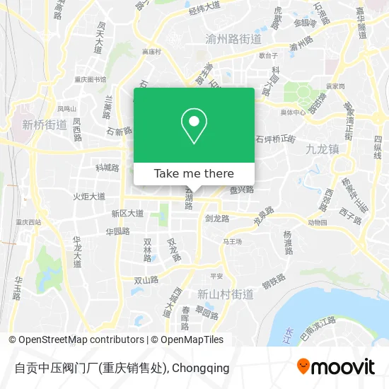 自贡中压阀门厂(重庆销售处) map