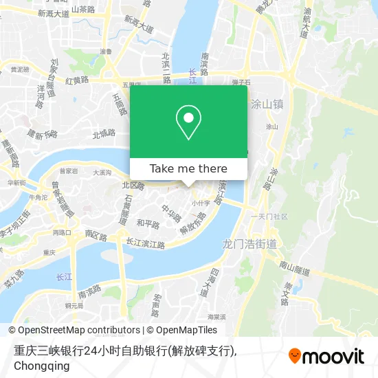 重庆三峡银行24小时自助银行(解放碑支行) map