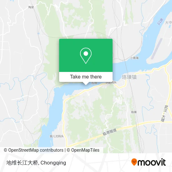 地维长江大桥 map