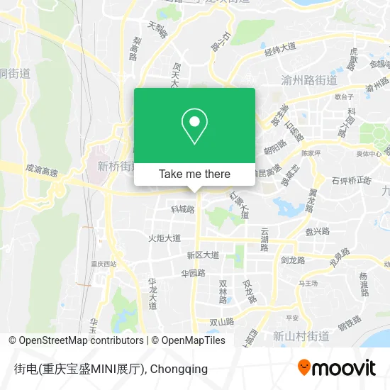 街电(重庆宝盛MINI展厅) map