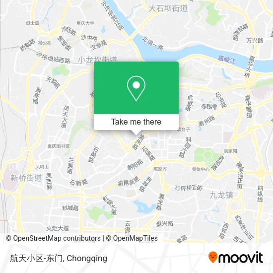 航天小区-东门 map