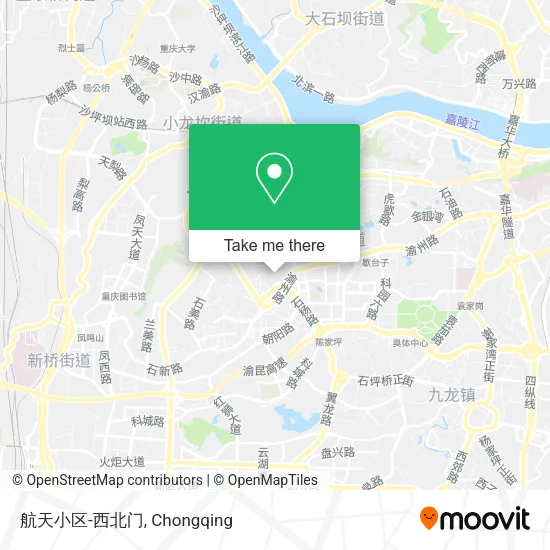 航天小区-西北门 map