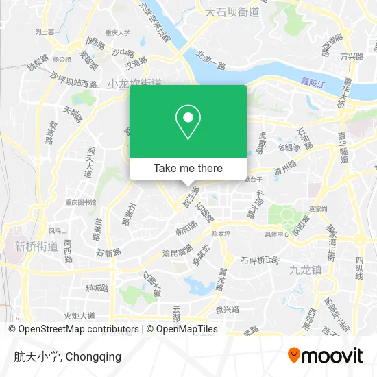 航天小学 map