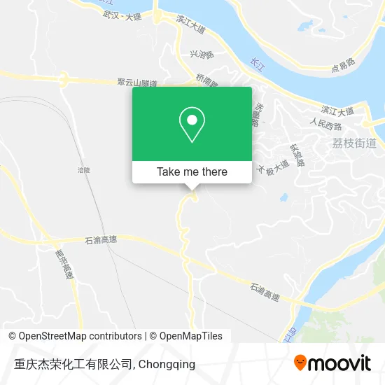 重庆杰荣化工有限公司 map