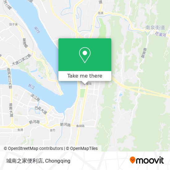 城南之家便利店 map