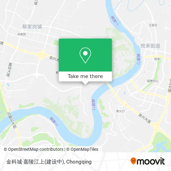 金科城·嘉陵江上(建设中) map