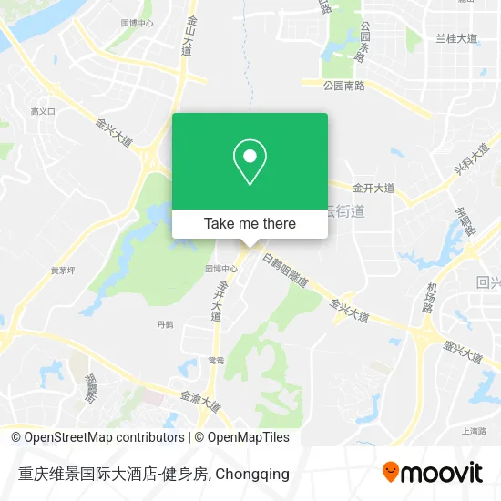 重庆维景国际大酒店-健身房 map