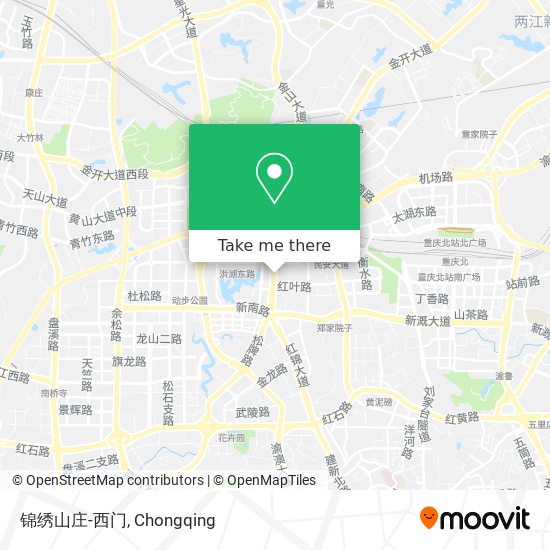 锦绣山庄-西门 map