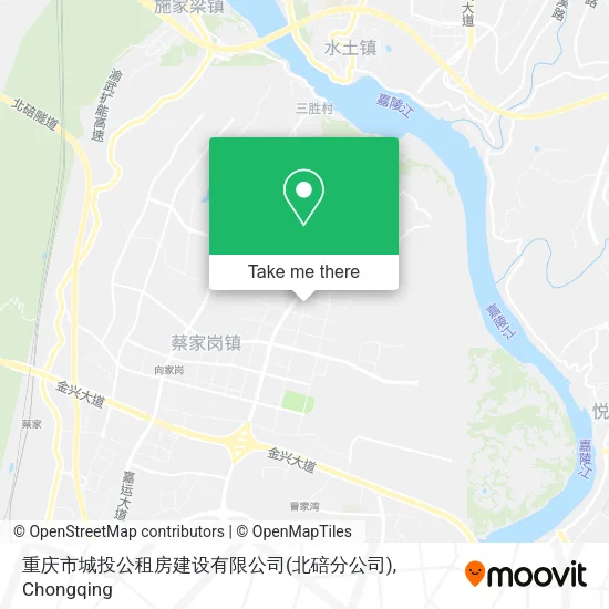 重庆市城投公租房建设有限公司(北碚分公司) map
