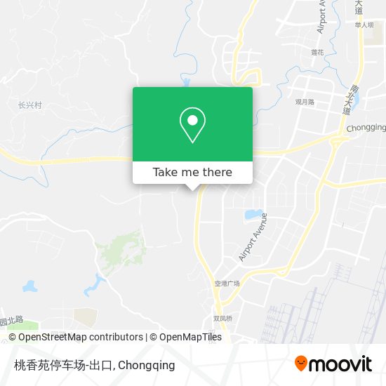 桃香苑停车场-出口 map