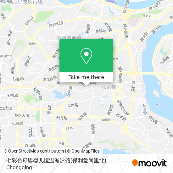 七彩色母婴婴儿恒温游泳馆(保利爱尚里北) map