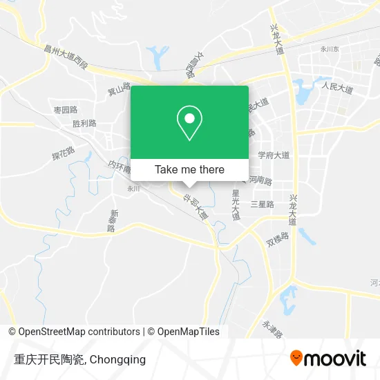 重庆开民陶瓷 map