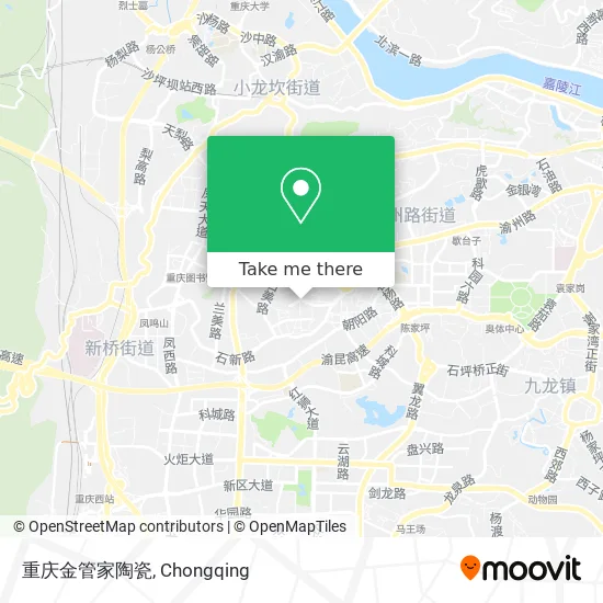 重庆金管家陶瓷 map