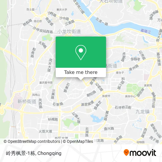 岭秀枫景-1栋 map