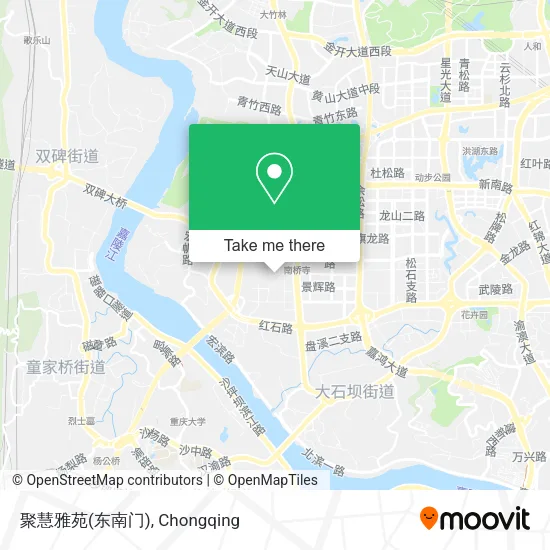 聚慧雅苑(东南门) map