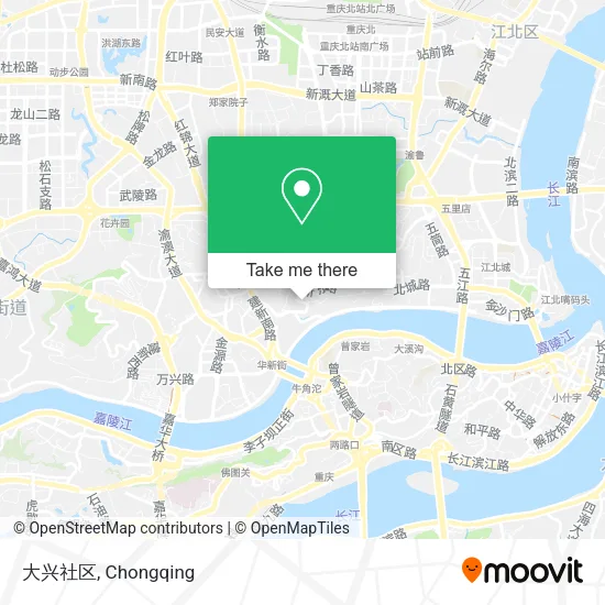 大兴社区 map