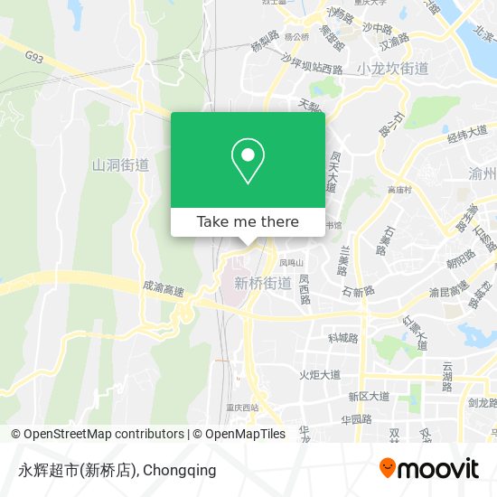 永辉超市(新桥店) map