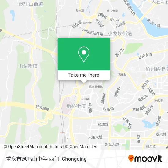 重庆市凤鸣山中学-西门 map