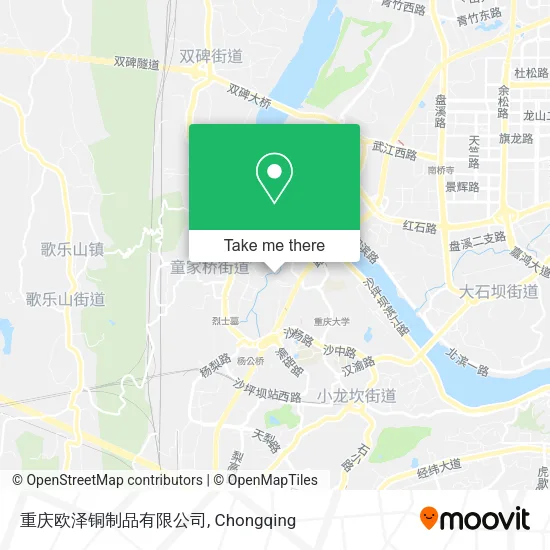 重庆欧泽铜制品有限公司 map