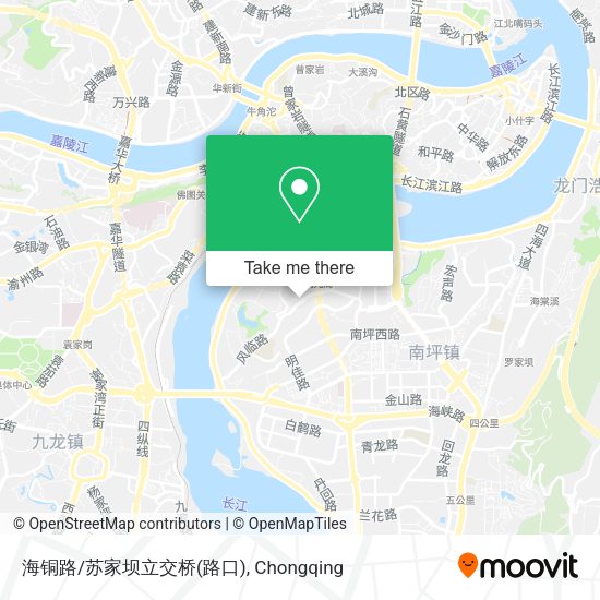 海铜路/苏家坝立交桥(路口) map