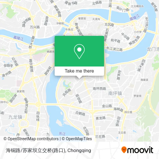 海铜路/苏家坝立交桥(路口) map