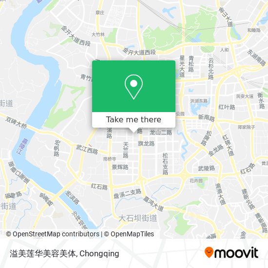 溢美莲华美容美体 map