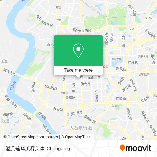 溢美莲华美容美体 map