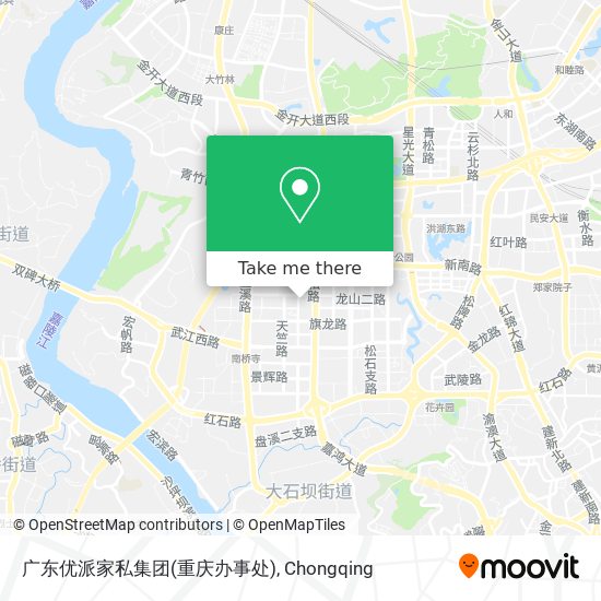 广东优派家私集团(重庆办事处) map