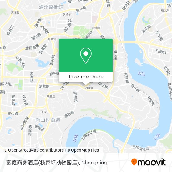 富庭商务酒店(杨家坪动物园店) map