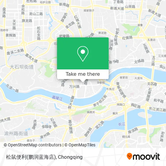 松鼠便利(鹏润蓝海店) map