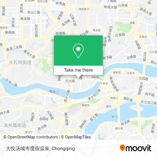 大悦汤城市度假温泉 map