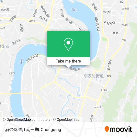 渝强锦绣江南一期 map