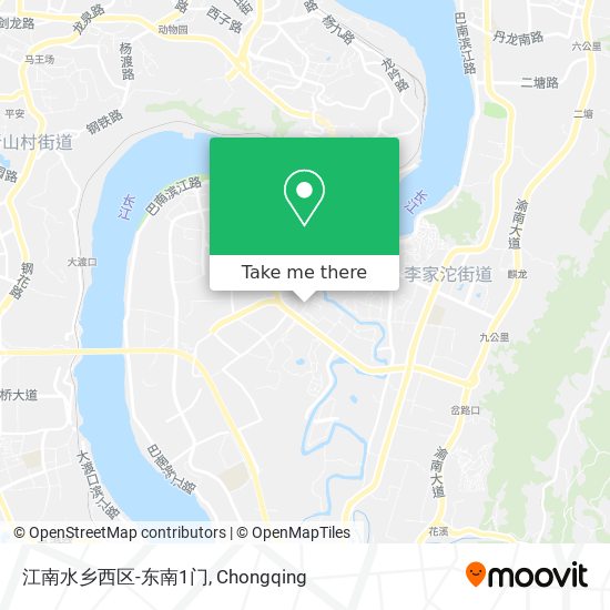 江南水乡西区-东南1门 map