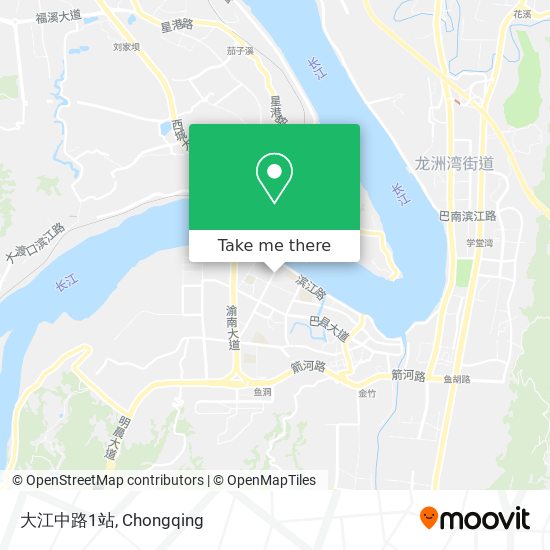大江中路1站 map
