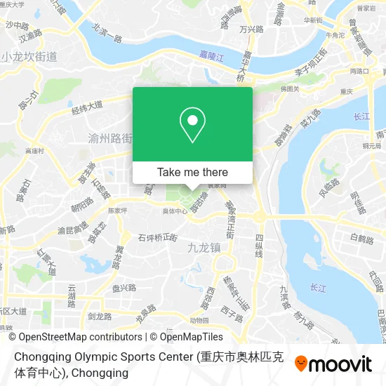 Chongqing Olympic Sports Center (重庆市奥林匹克体育中心) map