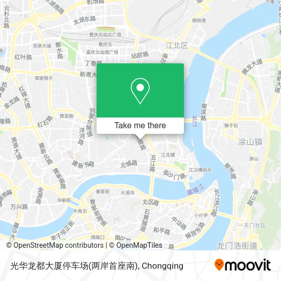 光华龙都大厦停车场(两岸首座南) map